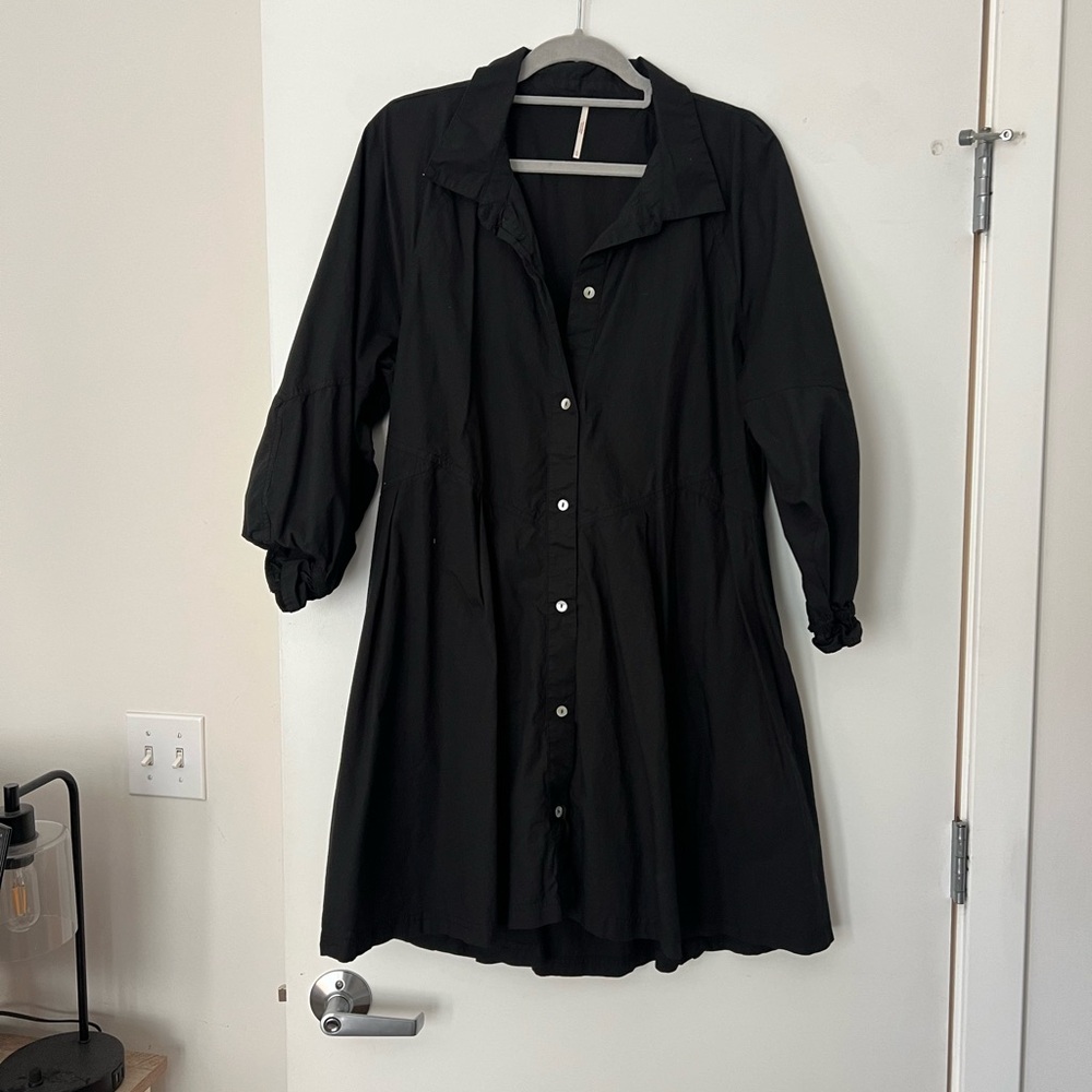 Free People Hannah Poplin Mini Dress